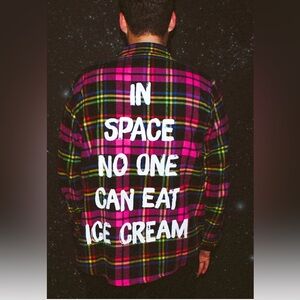 Cakeworthy Killer Klowns flannel shirt